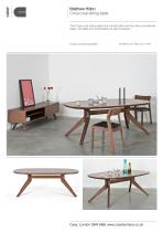 Cross oval table