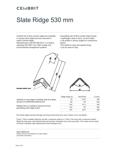 Slate Ridge 530 mm