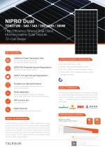 NIPRO Dual TD6D72M - 340 / 345 / 350 / 355 / 360W