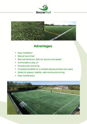 Advantages of 3G SoccerTurf - Download Here