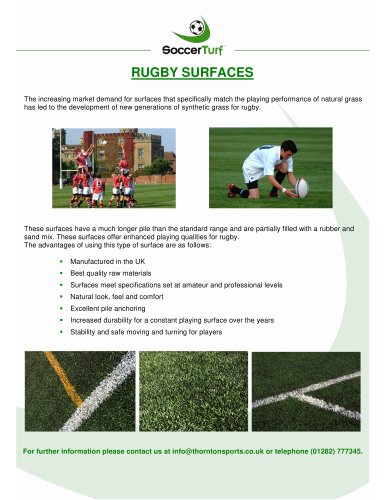 SoccerTurf Rugby Surfaces