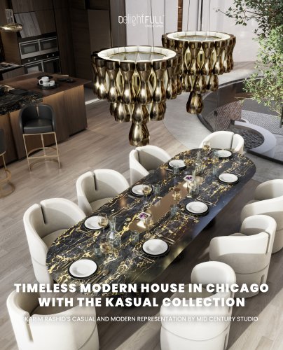 TIMELESS MODERN HOUSE IN CHICAGO WITH THE KASUAL COLLECTION