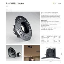 ECOLED® ZEP2 TRIMLESS "Plaster-In" Recessed LED Downlight