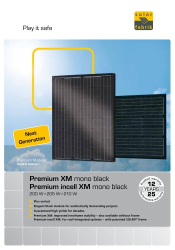 Premium XM mono black