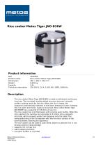 Rice cooker Metos Tiger JNO-B36W