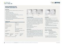 Tecanno technical data vent three