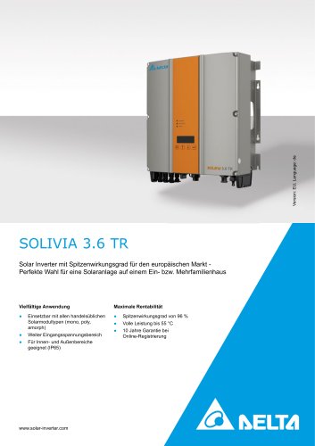 SOLIVIA 3.6 TR