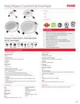 Deep Regress Commercial Downlight