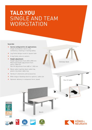 Talo.You Single and Team Workstation