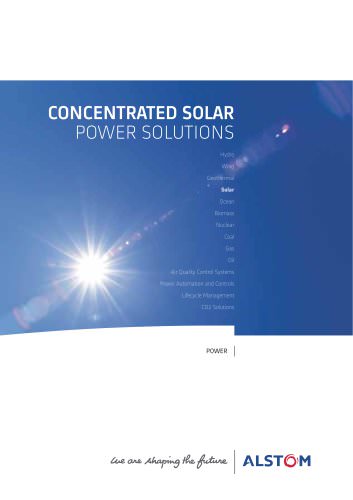 CONCENTRATED SOLAR POWER SOLUTIONS