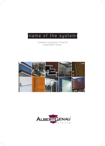 Albert Genau Catalogue