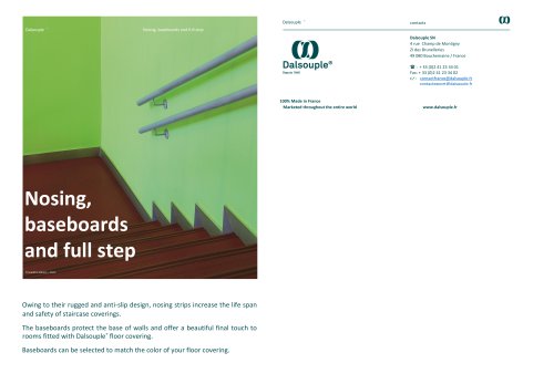 Nosing, Baseboard and Full-Step