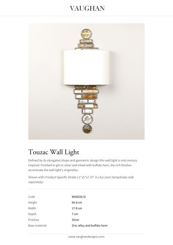 Touzac Wall Light