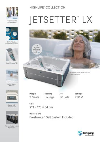 JETSETTER&trade; LX