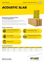 ISOVER Acoustic Slab