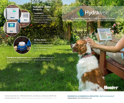 HYDRAWISE CLOUD SOFTWARE