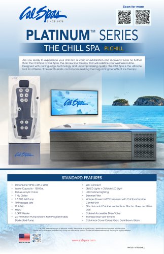 PLATINUM™ SERIES THE CHILL SPA PLCHILL