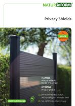 NATURinFORM product information privacy shields