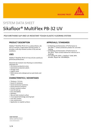 Sikafloor® MultiFlex PB-32 UV