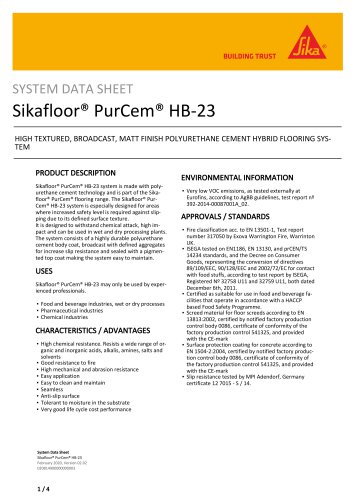 Sikafloor® PurCem® HB-23