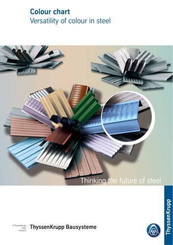 Colour chart :Versatility of colour in steel