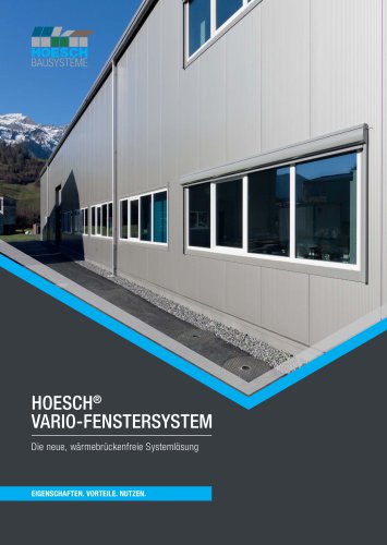 HOESCH® VARIO-FENSTERSYSTEM