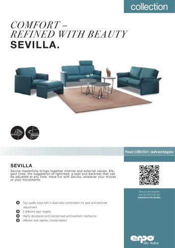 COMFORT – REFINED WITH BEAUTY  SEVILLA.