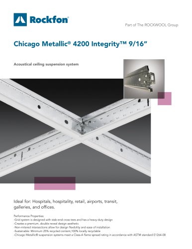 Chicago Metallic® 4200 Integrity™ 9/16”