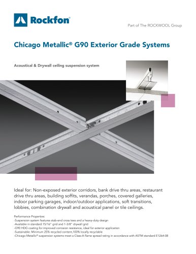 Chicago Metallic® G90 Exterior Grade Systems