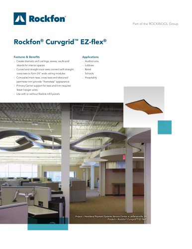 Rockfon® Curvgrid™ EZ-flex®