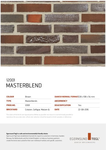 12001 MASTERBLEND