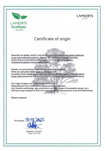 Certificate of Origin