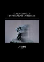 LAMBERTS EcoGlass Ornament Glass & Wired Glass