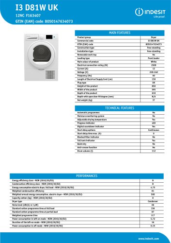 I3 D81W UK