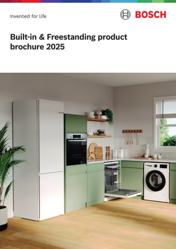 Built-in and Freestanding Product Brochure 2025