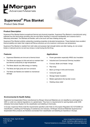 Superwool® Plus Blanket