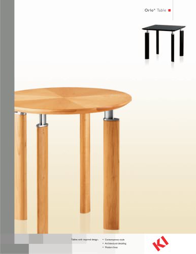 Orlo Table Brochure