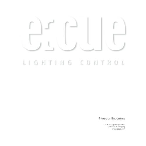 ecue Product Brochure 2010