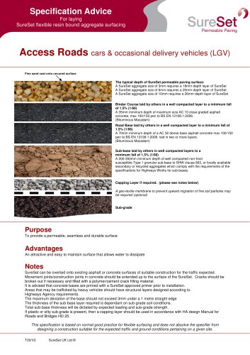 Access Roads Specifications